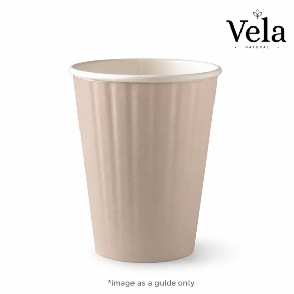 12oz (90mm) Aqueous Double Wall BioCup 12oz (90mm) Aqueous Double Wall BioCup - Image 1