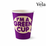 12oz Double Wall Aqueous Lined "I'm a Green Cup"