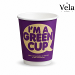 12oz Double Wall "I'm a Green Cup" Hot BioCups