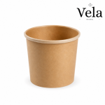 12oz Kraft BioBowls/Soup Containers with PLA Coating