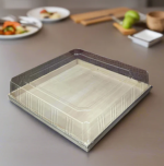 14" x 14" Medium Wooden Serving Tray - Image 3