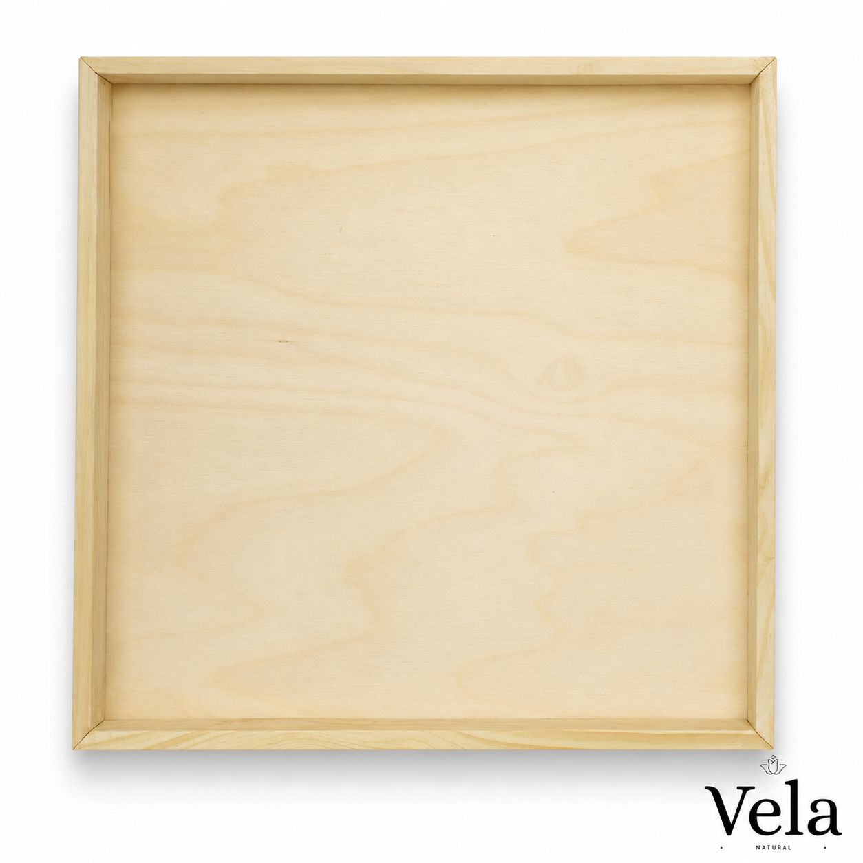 14 x 14 Medium Wooden Serving Tray 14" x 14" Medium Wooden Serving Tray - Image 1