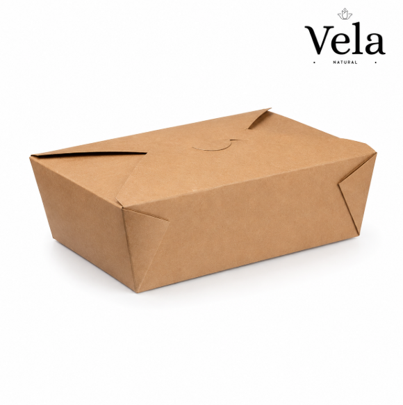 1,500ml Kraft #3 Hot Food Boxes 1,500ml Kraft #3 Hot Food Boxes - Image 1