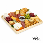 16" x 16" Large Wooden Serving Tray