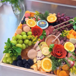16" x 16" Large Wooden Serving Tray - Image 3