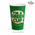 16oz Single Wall "I'm a Green Cup" Hot BioCups
