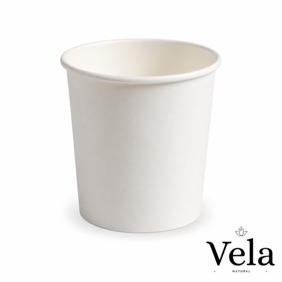 16oz White BioBowlsSoup Containers with PLA Coating 16oz White BioBowls/Soup Containers with PLA Coating - Image 1