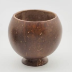 Polished Coconut Cup 300ml - Reusable, Handmade & Eco-Friendly - Image 2