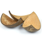 Coconut Shell Boats 10cm Semi Polished - Image 3