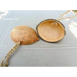 Bird Feeder Oval with jute hanging - Image 2