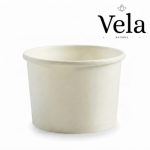 240ml/8oz White Paper PLA-Lined BioBowls