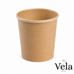 26oz Kraft BioBowls/Soup Container with PLA Coating