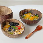 Jumbo Polished Coconut Bowl 500ml - Image 5