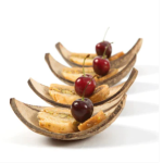 Coconut Shell Boats 10cm Semi Polished - Image 2