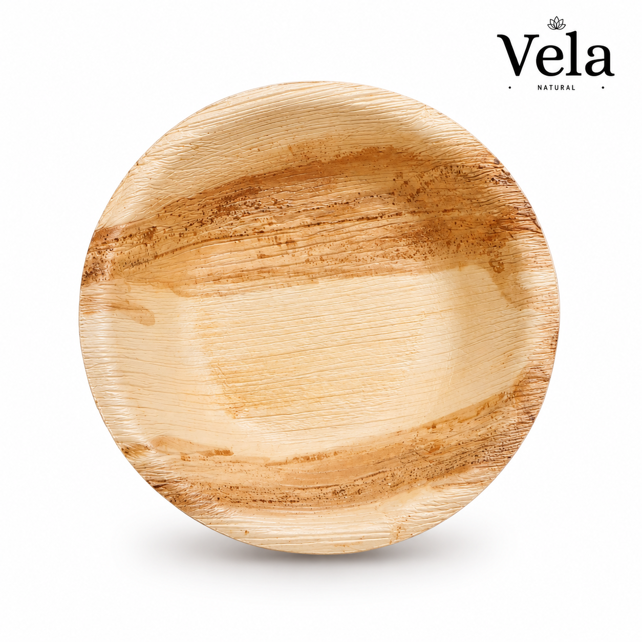 3 (8 cm) Round Palm Leaf Disposable Bowls 3" (8 cm) Round Palm Leaf Disposable Bowls - Image 1