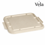 3-Compartment Large Natural BioCane Takeaway Lid