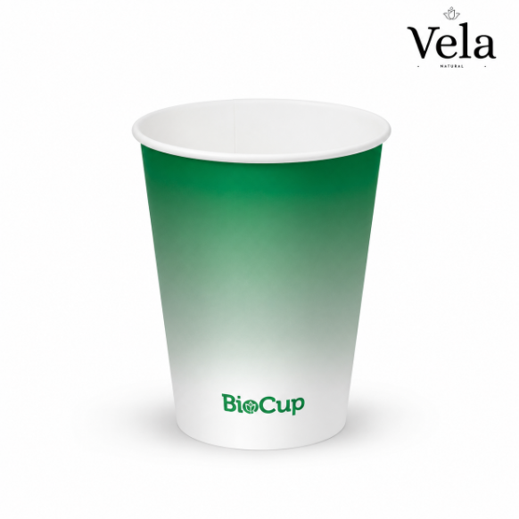 390ml 12oz (90mm) Cold Paper BioCups 390ml / 12oz (90mm) Cold Paper BioCups - Image 1