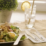 4 in 1 Wooden Disposable Cutlery Pack - Image 2