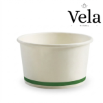 430ml/12oz White Paper PLA-Lined BioBowls