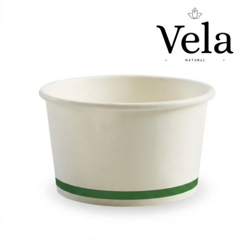 430ml12oz White Paper PLA-Lined BioBowls 430ml/12oz White Paper PLA-Lined BioBowls - Image 1