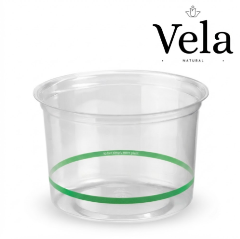 500ml Clear PLA BioBowls 500ml Clear PLA BioBowls - Image 1