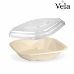 500ml Octa Takeaway Trays and Lids 8 x 25 pack - Retail Pac