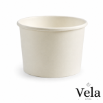 550ml/16oz White Paper PLA-Lined BioBowls