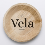 6" / 15 cm Round Palm Leaf Plates