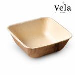 6" (15 cm) Square Disposable Bamboo Bowls