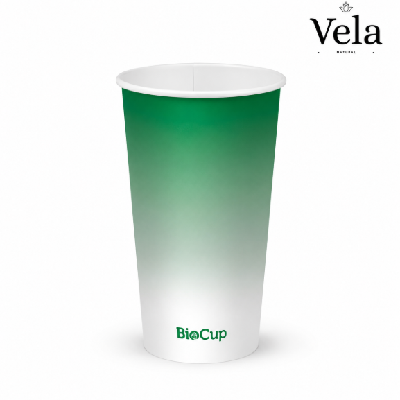 600ml 20oz (90mm) Cold Paper BioCups 600ml / 20oz (90mm) Cold Paper BioCups - Image 1