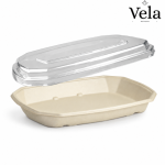 600ml Natural BioCane Octa Takeaway Base and Lids