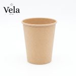 12oz Single Wall Bamboo Paper Cup Kraft
