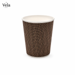 12oz (340ml) Premium Ripple Coffee Cups - Large