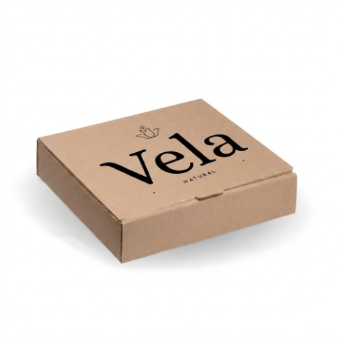 7 Kraft Pizza Boxes 7" Kraft Pizza Boxes - Image 1