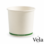 740ml / 24oz White BioBowl - 500/carton - FSC Mix