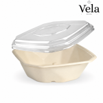 750ml Natural BioCane Octa Takeaway Base & Lids