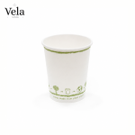 12oz Double Wall White Compostable Paper Cup - Large