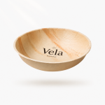 8" (20cm) Large Compostable Round Bamboo Bowls