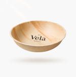 8" (20cm) Large Compostable Round Bamboo Bowls