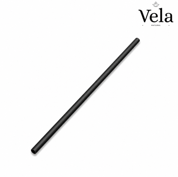 8mm Regular Black BioStraw 8mm Regular Black BioStraw - Image 1