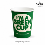 8oz Single Wall "I'm a Green Cup" Hot BioCups