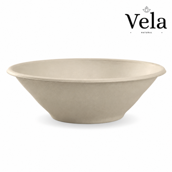 940ml 32oz Natural Plant Fibre Bowl 940ml / 32oz Natural Plant Fibre Bowl - Image 1