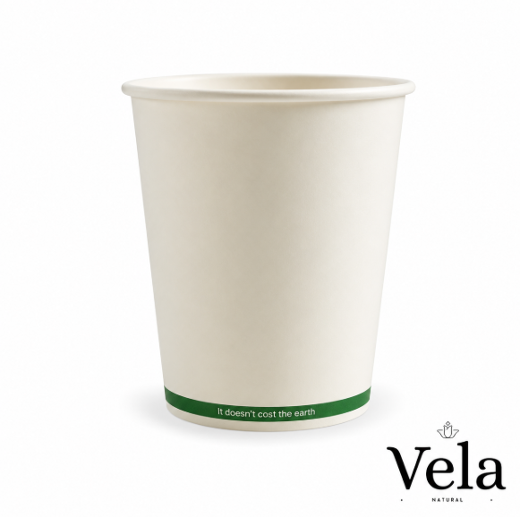 950ml 32oz White BioBowl 950ml / 32oz White BioBowl - Image 1