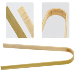 Bamboo Disposable Serving Tongs x 100 - Image 5