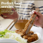 Bamboo Disposable Serving Tongs x 100 - Image 2