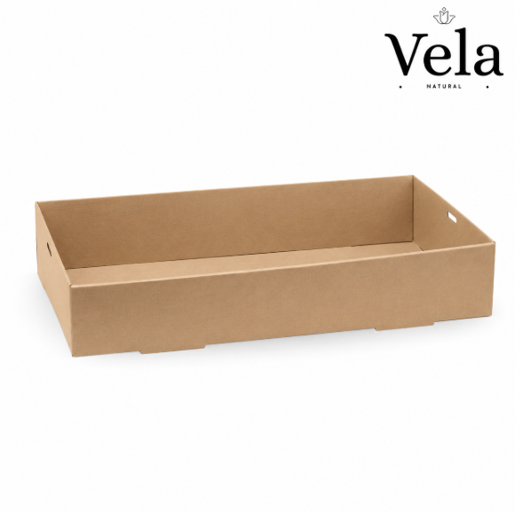 BioBoard Catering Tray - Kraft - Extra Large - 50ctn BioBoard Catering Tray - Kraft - Extra Large - 50/ctn - Image 1