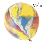 Biodegradable Balloons: Marbled Multicoloured (10 pack)