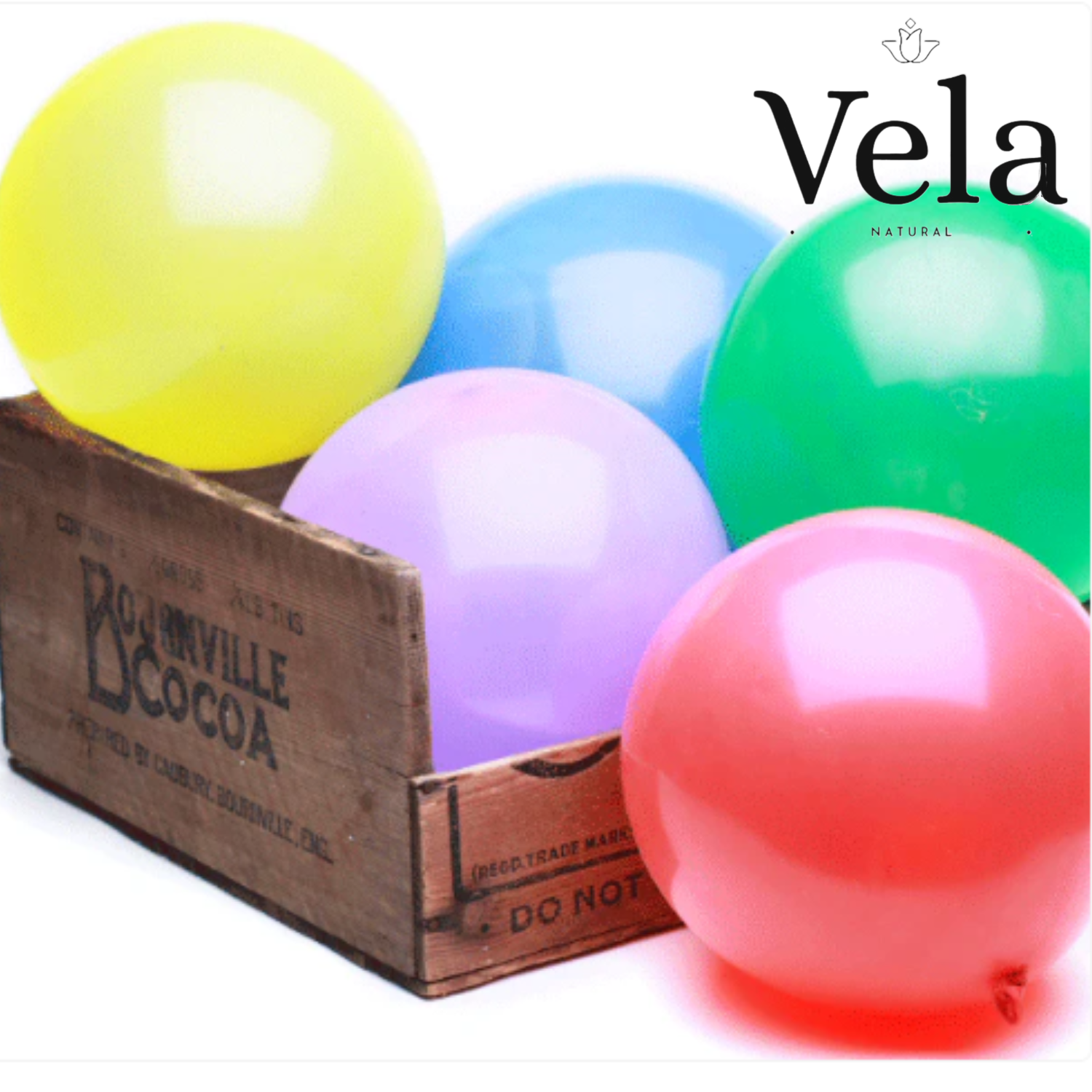 Biodegradable Balloons Mixed Colours (10 pack) Biodegradable Balloons: Mixed Colours (10 pack) - Image 1