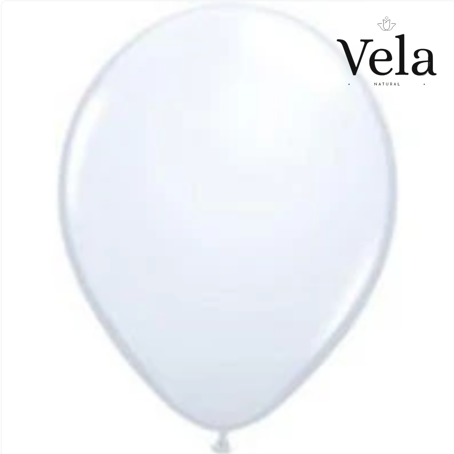 Biodegradable Balloons White (10 pack) Biodegradable Balloons: White (10 pack) - Image 1