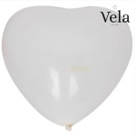 Biodegradable Balloons: White Heart (10 pack)